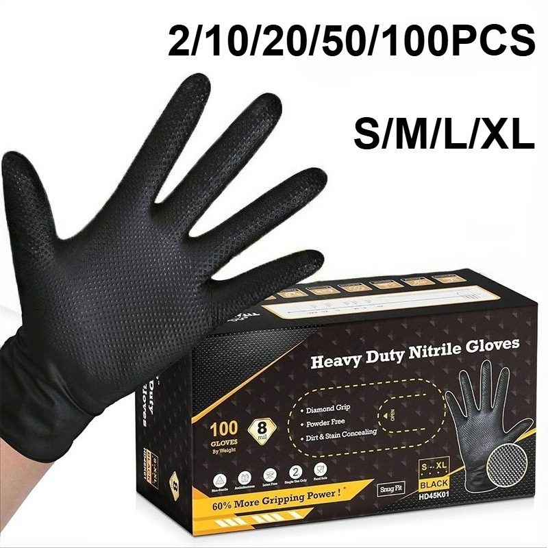 2-100 SZTUK Rękawic Przemysłow – Nitrile Mechanic Glove recenzja i cena