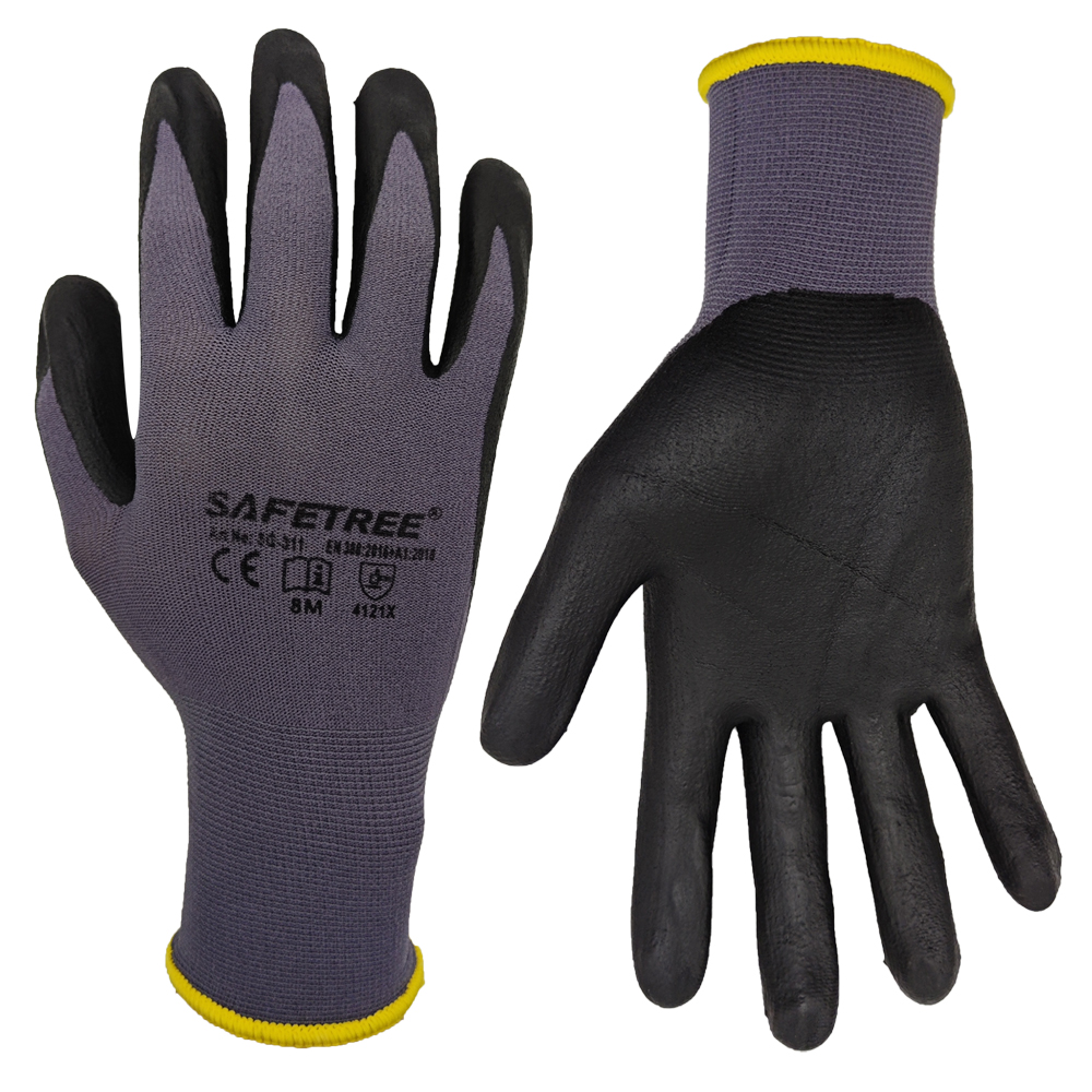 SAFETREE 10 par Nylonowe rękaw – Nitrile Mechanic Glove recenzja i cena
